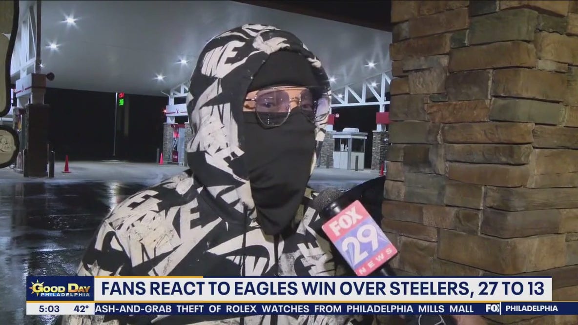 Eagles fans react to victory over Steelers